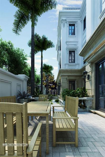 Thiết kế kiến trúc biệt thự tại khu đô thị Xuân Phương
