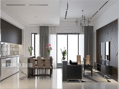 Thi công nội thất tại chung cư Imperia Garden phong cách hiện đại