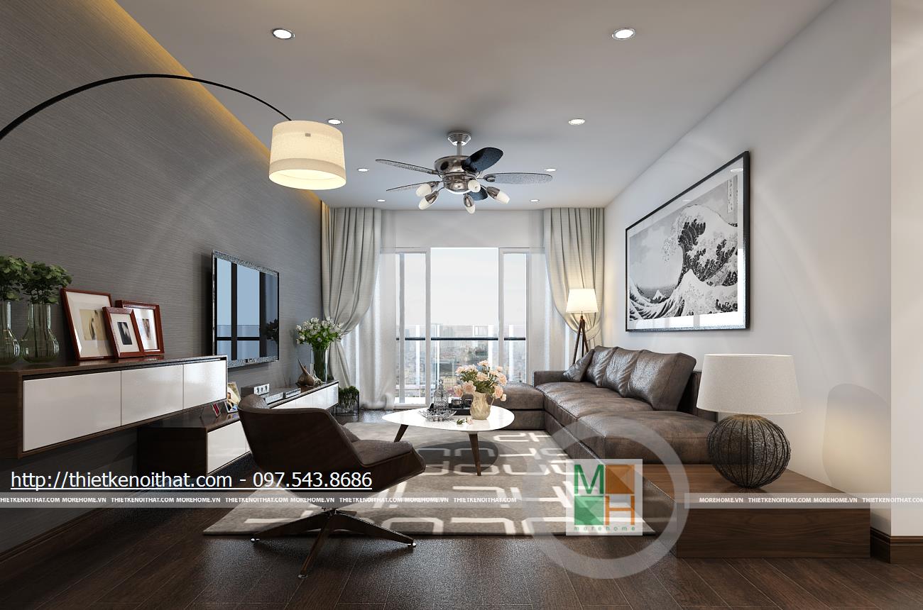 Sắc xuân trong hơi thở thiết kế hiện đại